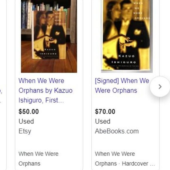 EUC hardcover book When We Were Orphans by Kazuo Ishiguro 1st U.S. edition - Picture 12 of 12